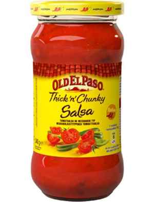 Prøv også Old El Paso Thick ‘n’ Chunky Salsa Medium.