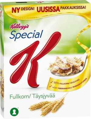 Prøv også Kelloggs special K Fullkorn.