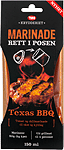 Prøv også Toro krydderiet rett i posen texas bbq marinade.
