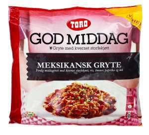 Prøv også Toro god middag meksikansk gryte.