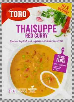Prøv også Toro Thai red currysuppe.