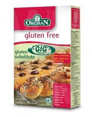 Prøv også Orgran glutensubstitutt.