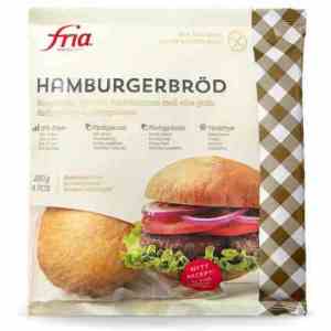 Prøv også Fria Hamburgerbrød.