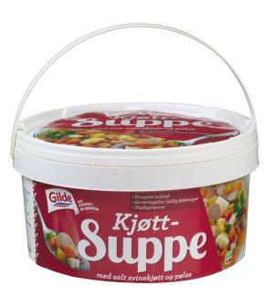 Prøv også Gilde Kjøttsuppe m/kjøtt og pølse..