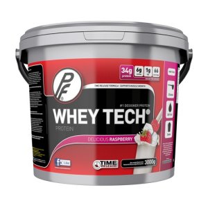 Prøv også Proteinfabrikken Whey Tech® 3000g Bringebær.