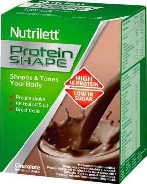 Prøv også Nutrilett Shake Protein shape Chocolate flavoured.