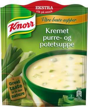 Prøv også Knorr kremet purre og potetsuppe.