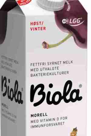 Prøv også Tine Biola syrnet melk med morell.