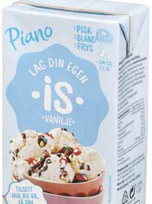 Prøv også Tine Piano isbase Vanilje.
