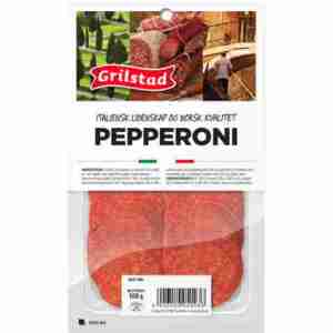 Prøv også Grilstad pepperoni.