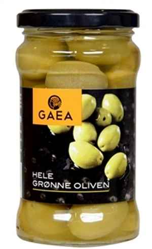 Prøv også Gaea grønne oliven med sten.
