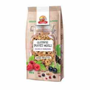 Prøv også Synnøve Glutenfri puffet müsli med solbær og bringebær.