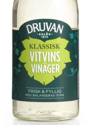 Prøv også Druvan hvitvinseddik.