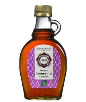 Prøv også Helios lønnesirup.