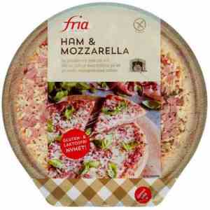 Prøv også Fria Pizza skinke og mozzarella.