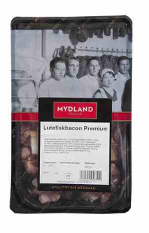 Prøv også Mydland Lutefisk Bacon Ternet Premium 300gr.