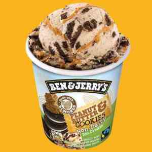 Prøv også Ben and Jerry Peanut Butter & Cookies melkefri.