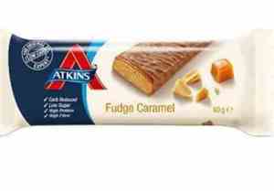 Prøv også Atkins Advantage bar fudge caramel.