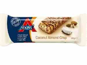 Prøv også Atkins Advantage bar kokosnøtt og mandel.
