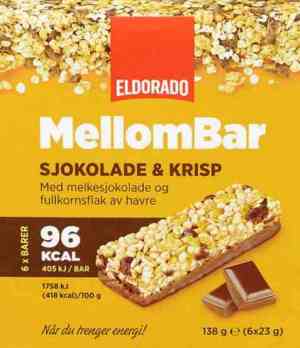 Prøv også Eldorado mellombar sjokolade og krisp.