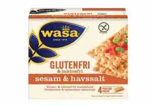 Prøv også Wasa Glutenfri & Laktosefri Sesam & Havsalt.