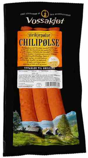 Prøv også Vossakjøt chilipølse.