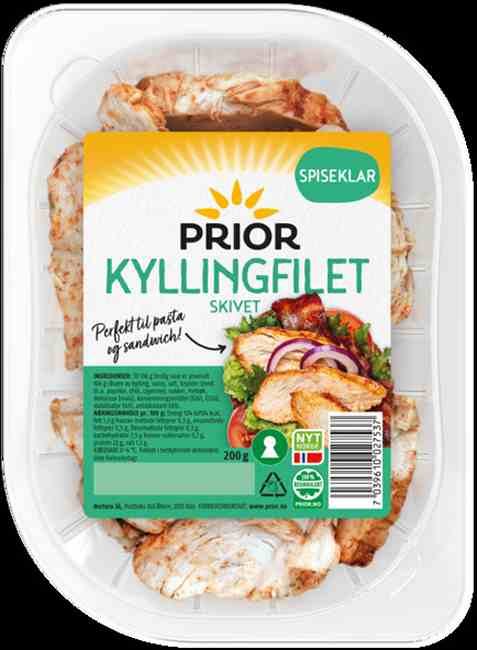 Prøv også Prior Kyllingfilet stekt og skivet.
