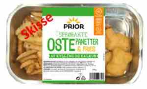 Prøv også Prior ostepanetter med pommes fries.