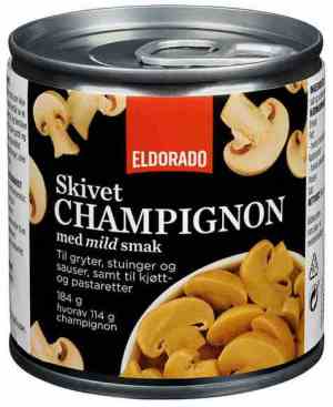 Prøv også Eldorado champignon skiver 184 gr.
