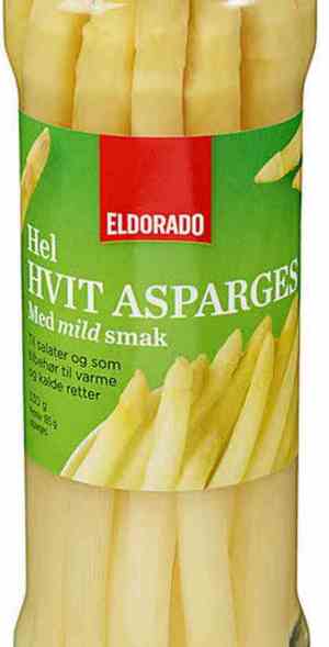 Prøv også Eldorado aspargesstang på glass.