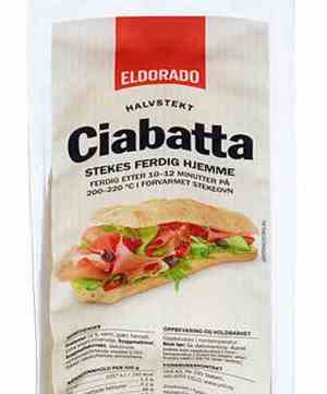 Prøv også Eldorado ciabatta hel.