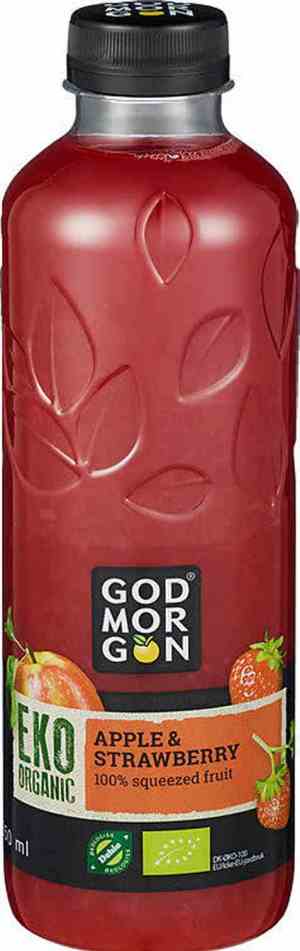 Prøv også Arla God Morgen økologisk eple og jordbærjuice.