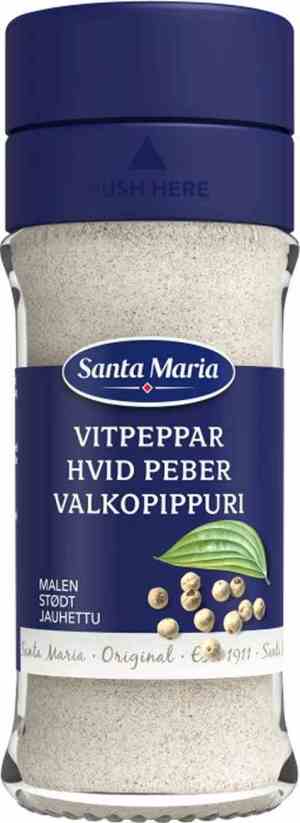 Prøv også Santa Maria hvit pepper malt 35 gr.
