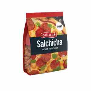 Prøv også Grilstad salchicha godt krydret.