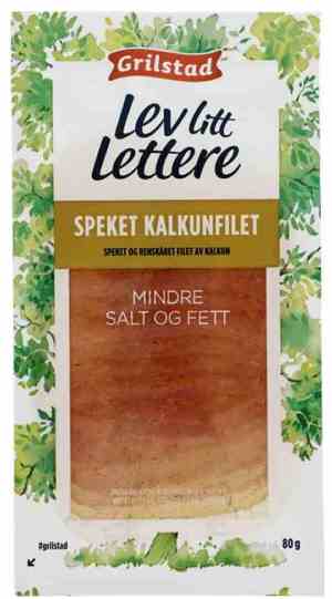 Prøv også Grilstad lev litt lettere speket kalkunfilet.