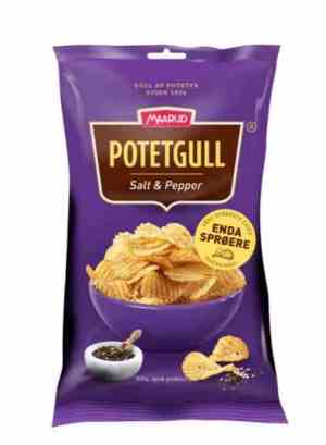 Prøv også Maarud Potetgull Salt og pepper 40 gr.
