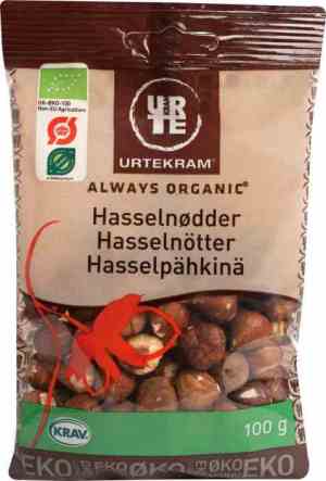 Prøv også Urtekram hasselnøtter.