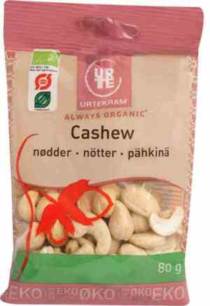 Prøv også Urtekram cashewnøtter hele.