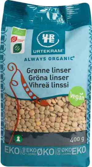 Prøv også Urtekram grønne linser.