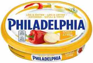 Prøv også Philadelphia løk og urter.