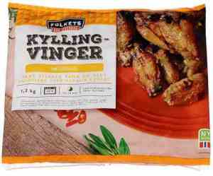 Prøv også Folkets kyllingvinger 1,2 kg.