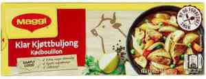 Prøv også Maggi kjøttbuljong.