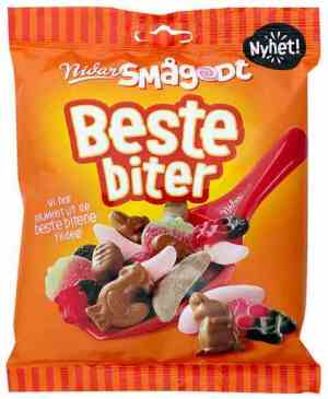 Prøv også Nidar smågodt beste biter 220 gr.