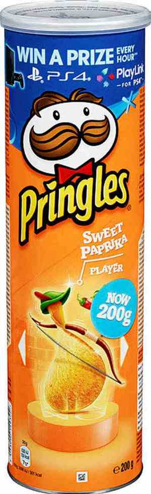 Prøv også Pringles paprika 200 gr.