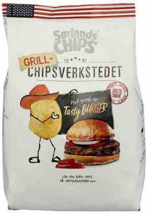 Prøv også Sørlandschips chipsverkstedet tasty burger.