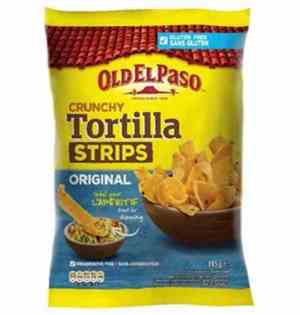 Prøv også Old El Paso crunchy tortilla strips salted.
