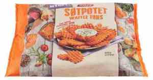 Prøv også Hoff søtpotet waffle fries.