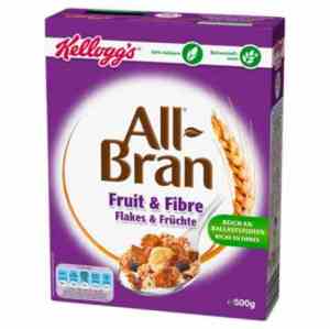 Prøv også Kelloggs all bran fruit and fibre.