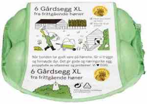 Prøv også Den stolte hane gårdsegg fra frittgående høner xl.