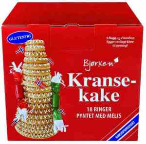 Prøv også Bjørken kransekake 18 ringer.